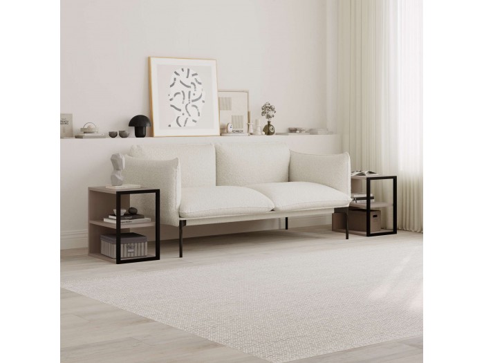 Комплект помощни маси ECHO (светла мока)